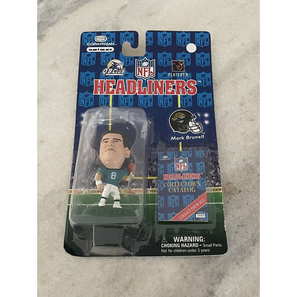 1997 NFL Corinthian Headliners Mark Brunell Jacksonville Jaguars Figure New